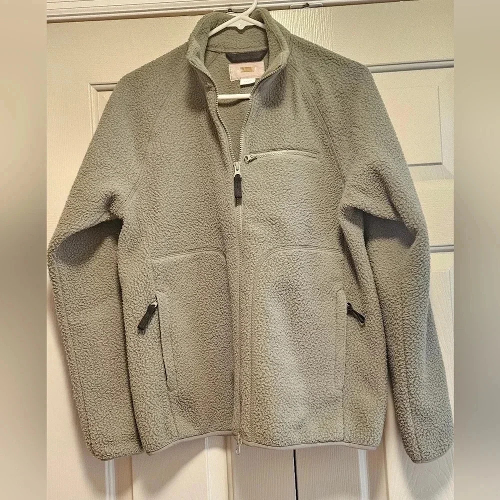 EVERLANE Fleece Full Zip jacket Size Small EUC